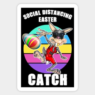 Social Distancing Easter Lockdown Easter Bunny Magnet